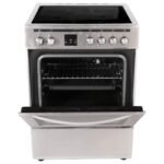 Hoover 60x60 cm Ceramic Cooker, 4 Cooking Zones, Electric Oven & Grill, Stainless Steel, Made in Turkey – FVC66.01S - Image 2