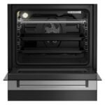 Beko 60x60 cm 4 Zones Ceramic Electric Cooking Range, Steel Finish – FSM67320GXS - Image 2