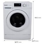 Panasonic 7KG Front Washer, 1200 RPM, White Finish – NA127XB1WAE - Image 2