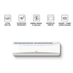 Nikai 1.5 Ton Piston Split Air Conditioner with T3 Tropical Compressor, 18000 BTU, White