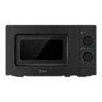 Midea 20L Solo Microwave Oven – 700W, 5 Power Levels, Defrost Function, Child Safety Lock, Mechanical Control, Black