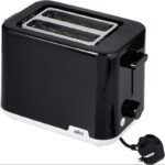 Braun Breakfast Toaster HT1010BK – 2 Slots, 8 Browning Settings, Bun Warmer, 900W, Black - Image 2