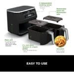 Ninja Foodi Dual Zone Air Fryer 7.6L 6-in-1 – AF300ME - Image 2