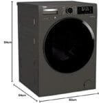 Beko 1400 RPM 16 Programs Washing Machine, Manhattan Gray, 9 Kg, Wtv9745Xm - Image 6