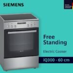 Siemens 60cm Electric Cooker – IQ300, Ceramic, Free-Standing, 66L - Image 2