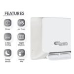 Super General 1.5 Ton Split Air Conditioner, 18000 BTU, Reciprocating Compressor, Auto Restart, Gold Fin, 4-way swing, SGS-191-HE, White - Image 4