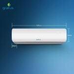 Gratus 1.5 Ton Split Air Conditioner – Rotary Compressor, R410a Gas, Auto Restart, White (Model: GS19SX1) - Image 2