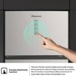 Hisense 635L, Top Mount Freezer Refrigerator, Total No Frost, RT3N635NAD4 Silver - Image 4