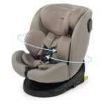 Foppapedretti Circle i-Size Car Seat – Safe & Adjustable Baby Car Seat for 0-12 Years – Ergonomic Design, Side Impact Protection & Reclining Feature