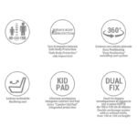 Foppapedretti Circle i-Size Car Seat – Safe & Adjustable Baby Car Seat for 0-12 Years – Ergonomic Design, Side Impact Protection & Reclining Feature - Image 7