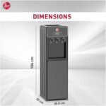 Hoover Bottom Loading Water Dispenser Hot Cold Cabinet HWD-SBL-02B Black - Image 2