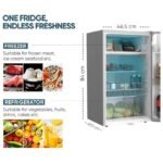 Nikai 130L Single Door Mini Refrigerator with Chiller & Veg Compartment – NRF130SS1 - Image 2