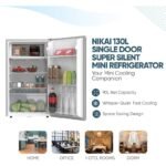 Nikai 130L Single Door Mini Refrigerator with Chiller & Veg Compartment – NRF130SS1 - Image 3