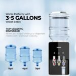 Nikai Top Loading Water Dispenser NWD1400C, 3 Tap Hot Cool Normal, Stainless Steel Tank, 16L Cabinet, White - Image 5