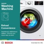 Bosch 8KG Front Load Washing Machine, EcoSilence Drive, 1400RPM – WAN28282GC White - Image 4