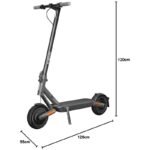 Xiaomi Electric Scooter 4 Ultra Black with Dual Suspension System up 25 Km/H Maximum Speed | 70km Super long range battery life | Xiaomi DuraGel 10 Inch Tire 2023 Model, 1260X1200mm - Image 2