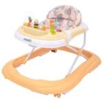 The Moon Brand Chase Walker- 6 Months To 18 Months-Removable Music Box- Well Padded Seat-Strong Metal Frame- Plastic Body-Removable Music Tray-Wider Base Design-Height Adjustment-Peach