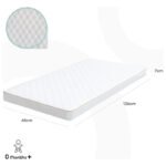 The Moon Brand Baby/Toddler/Kids Cozy Crib Mattresses -126 x 65 x 7 cm -Hypoallergenic, Chemical-free, Non-toxic & Breathable-Natural & Sustainable-Antibacterial, Mold-resistant -Durable & Supportive - Image 2
