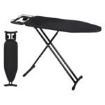 MOMENT Ironing Board 12" x 36" Iron Board,Compact, Portable, and Folding iron Table with Iron Rest,Heavy Duty Compact, Foldable Ironing Board for Apartment,Iron Holder,Height Adjustable Sturdy Iron