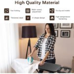 MOMENT Ironing Board 12" x 36" Iron Board,Compact, Portable, and Folding iron Table with Iron Rest,Heavy Duty Compact, Foldable Ironing Board for Apartment,Iron Holder,Height Adjustable Sturdy Iron - Image 3