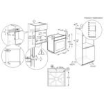 Electrolux 60cm Built-In Gas Oven EOG1102COX, 68L Capacity, Rotisserie, Child Lock - Image 4