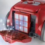 Hisense 1900W Vacuum Cleaner HVC1901GACRCY Compact Design High Suction Power Easy Dust Disposal – Red - Image 3