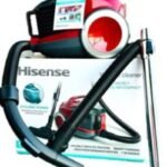 Hisense 1900W Vacuum Cleaner HVC1901GACRCY Compact Design High Suction Power Easy Dust Disposal – Red - Image 2
