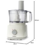 Kenwood 750W Food Processor Multi-Functional with Blender, Whisk & Dough Maker – FDP03 White - Image 2