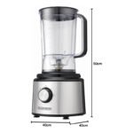 Black+Decker Multifunction Food Processor 750W, 2.1L Bowl, Blender, Grinder, Whisk & Citrus Press – FX760-B5 - Image 3