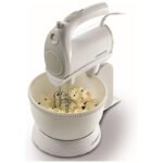 Kenwood Stand Mixer 300W with 2.4L Rotary Bowl, 5 Speeds + Turbo, Stainless Steel Beaters & Kneaders – HMP22.000WH White - Image 2