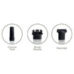 Kenwood Wet & Dry Cordless Handheld Vacuum Cleaner With 14.8V Lithium-Ion Battery, 500ml Dust Capacity, 120ml Liquid Capacity For Home, Office And Car Hvp19.000Si Black/Silver - Image 5