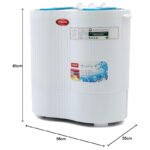 Nikai 2.5Kg Top Load Washing Machine NWM250SP, Silent Twin Tub Washer, White - Image 5