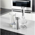 Black+Decker 400W 4-in-1 Stainless Steel Hand Blender with Chopper and Whisk, White – SB4000-B5 - Image 2