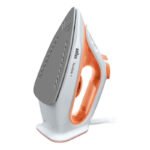 Braun TexStyle 1 Steam Iron SI1009, 1900W Power, 50% Energy Saving, Lightweight Design, Orange - Image 2