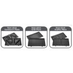 Black+Decker 3 in 1 Sandwich Maker 780W, Grill, Waffle & Toast Plates, Non-Stick Interchangeable Plates – TS2130-B5 Silver/Black - Image 4