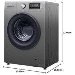 Hisense 9Kg Front Load Washer WFKV9014T, Fully Automatic Washing Machine with Smart Wash Programs - Image 2