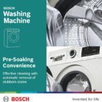Bosch 9Kg Front Load Washer WGA142XVGC, 1200 RPM, German Engineering, Innovative Washing Machine - Image 3