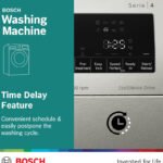 Bosch 9Kg Front Load Washer WGA142XVGC, 1200 RPM, German Engineering, Innovative Washing Machine - Image 2