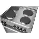 Wolf Power Electric Cooker WGC6060HERMF, 4 Hot Plate Cooker, Silver, Free Standing - Image 4