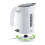 Braun PurEase Electric Kettle 1L, 2200W Rapid Boil System, 3-Way Protection, White – WK3000WH - Image 3