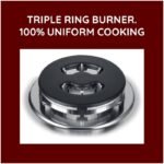 Ariston 90x60 Gas Cooker Freestanding 5 Burners with Triple Crown Sabaf & Maxi Oven AM9GM1KMX/MEA - Image 3