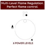 Ariston 90x60 Gas Cooker Freestanding 5 Burners with Triple Crown Sabaf & Maxi Oven AM9GM1KMX/MEA - Image 4