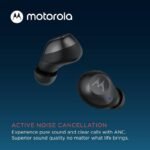 Motorola Moto Buds 270 ANC True Wireless Earbuds with Noise Cancellation and IPX5 Rating – Black - Image 4