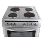 Hoover Electric Hot Cooker 60cm 4 Hot Plates Multifunction Oven FEC66.01S Stainless Steel - Image 3