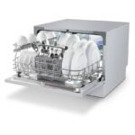 Hisense Countertop Compact Dishwasher H6DSS 6 Place Settings 6 Programs Water & Energy Efficient Silver - Image 2