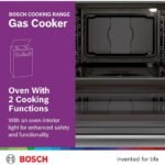 Bosch Gas Cooking Range Free Standing Cooker HGA120B51M Stainless Steel German Engineering - Image 3