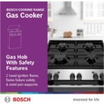 Bosch Gas Cooking Range Free Standing Cooker HGA120B51M Stainless Steel German Engineering - Image 4