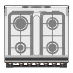 Toshiba 60x60 Gas Cooking Range 4 Burners with Oven and Grill – TBA24BMG4G089KS - Image 2